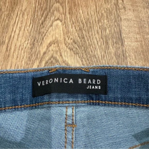 Veronica Beard Carly Kick-Flare Jean Bright Blue Size 24/00‎ Ankle Crop Stretch - Picture 7 of 9